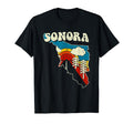 Sonora Mexican State Rainbow Mexico 70S Map T-Shirt - Graphic Print Unisex - T-Shirt, Sweatshirt, Hoodie