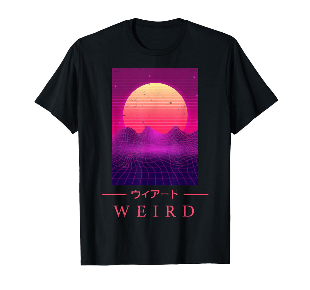 Retrowave Weird Japanese Art Aesthetic T-Shirt - Graphic Print Men Women - T-Shirt, Sweatshirt, Hoodie