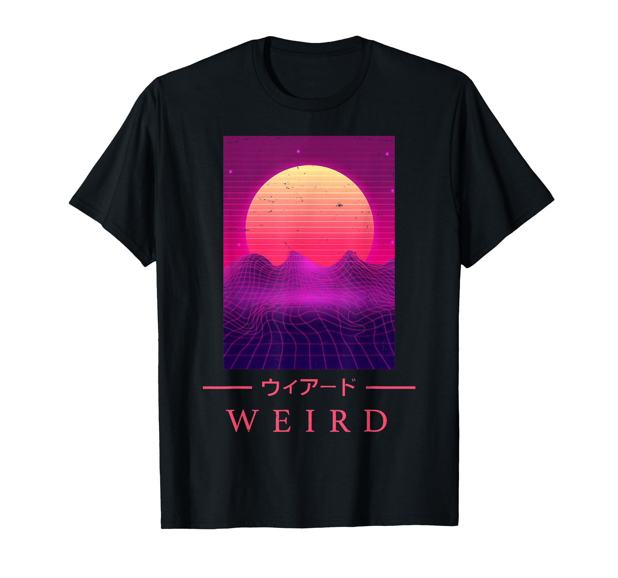 Retrowave Weird Japanese Art Aesthetic T-Shirt - Graphic Print Men Women - T-Shirt, Sweatshirt, Hoodie