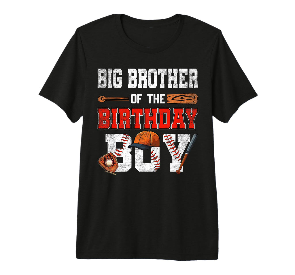 Big Brother Birthday Baseball Bday Family T-Shirt - Trendy Graphic Unisex - T-Shirt, Sweatshirt, Hoodie