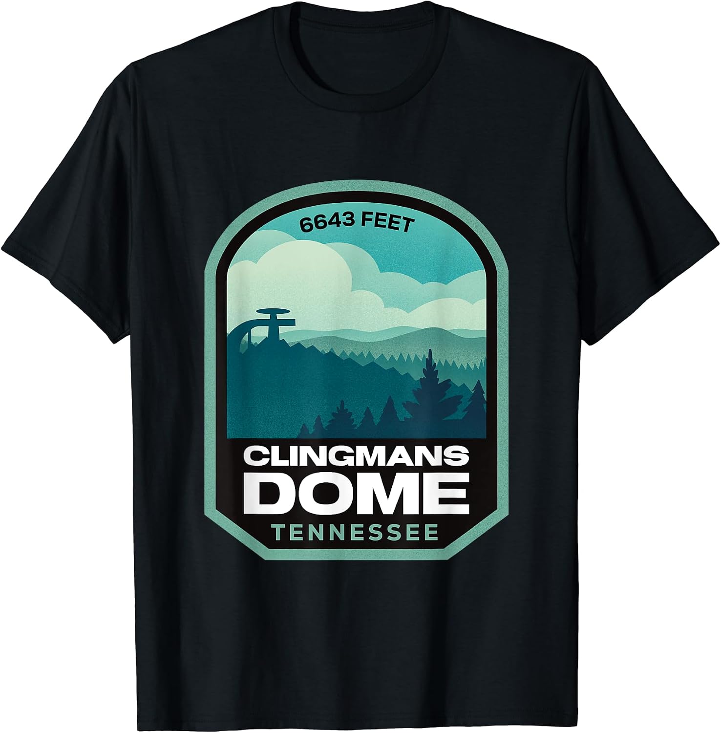 Clingmans Dome Smoky Mountains Merch - Adult & Kids T-Shirts, Sweatshirts & Hoodies apparel design preview 1