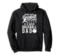 Great Baseball Catcher Dad Baseball Hoodie - Trendy Graphic Men Women - T-Shirt, Sweatshirt, Hoodie