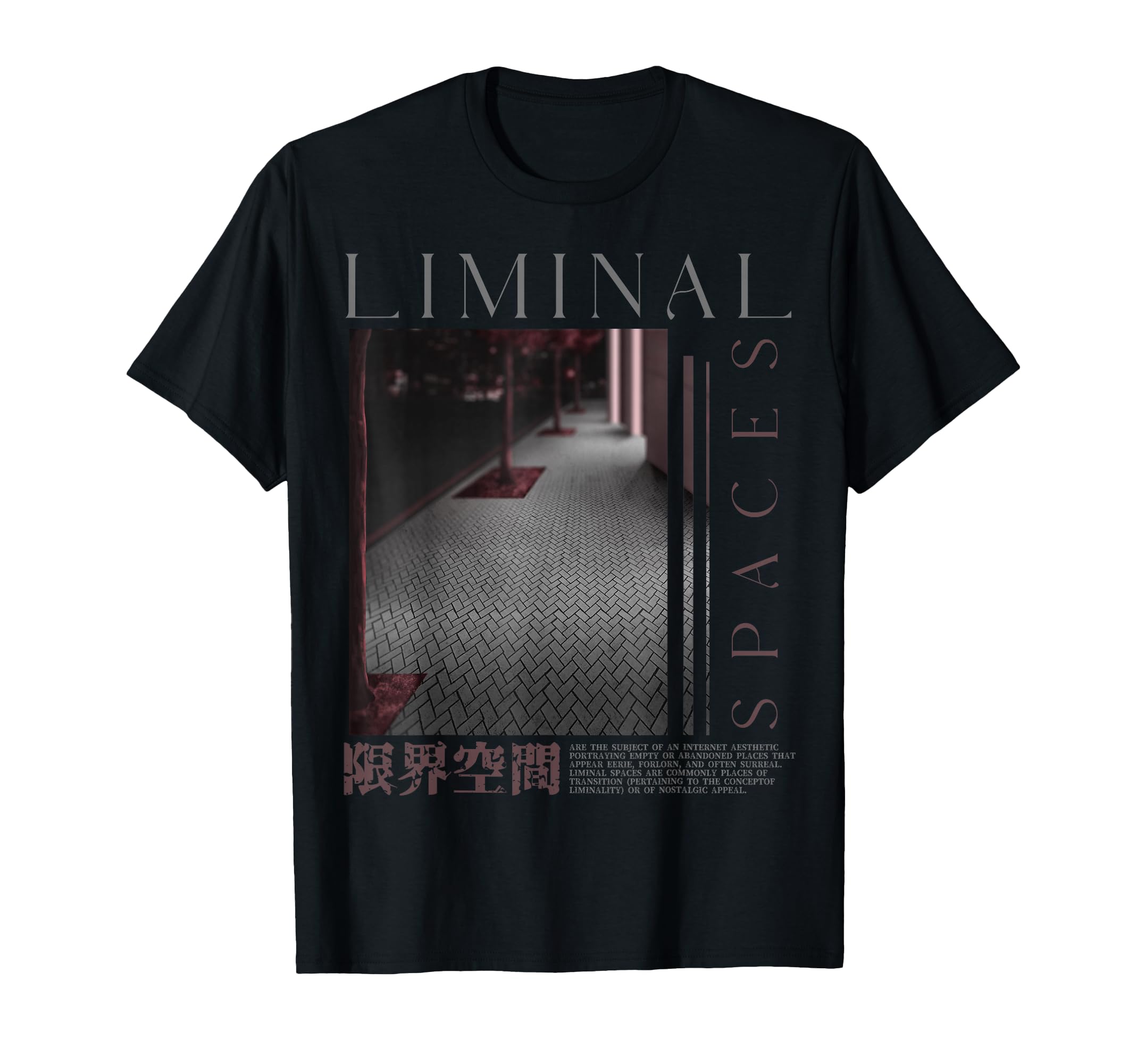 Liminal Aesthetic Vaporwave Japanese T-Shirt - Streetwear Style for Adults - T-Shirt, Sweatshirt, Hoodie
