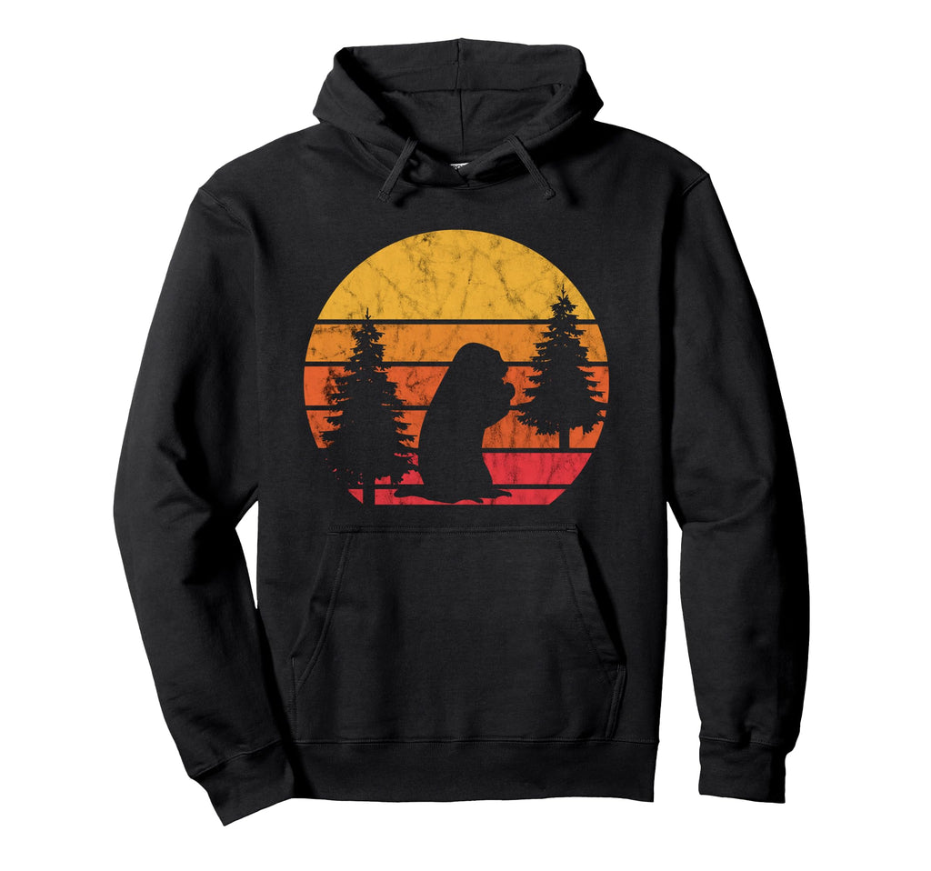 Rodent Marmot Earth Squirrel Sunset Hoodie - Fun Novelty Design for Adults - T-Shirt, Sweatshirt, Hoodie
