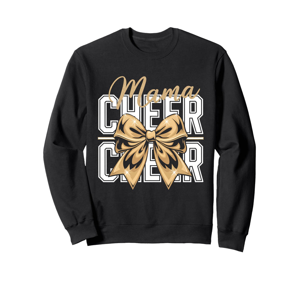 Cheer Mom Mother Bow Cheerleader Sweatshirt - Fun Novelty Design Unisex - T-Shirt, Sweatshirt, Hoodie