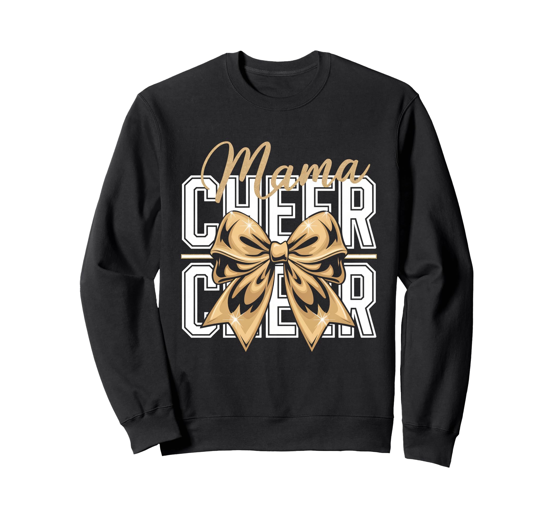 Cheer Mom Mother Bow Cheerleader Sweatshirt - Fun Novelty Design Unisex - T-Shirt, Sweatshirt, Hoodie