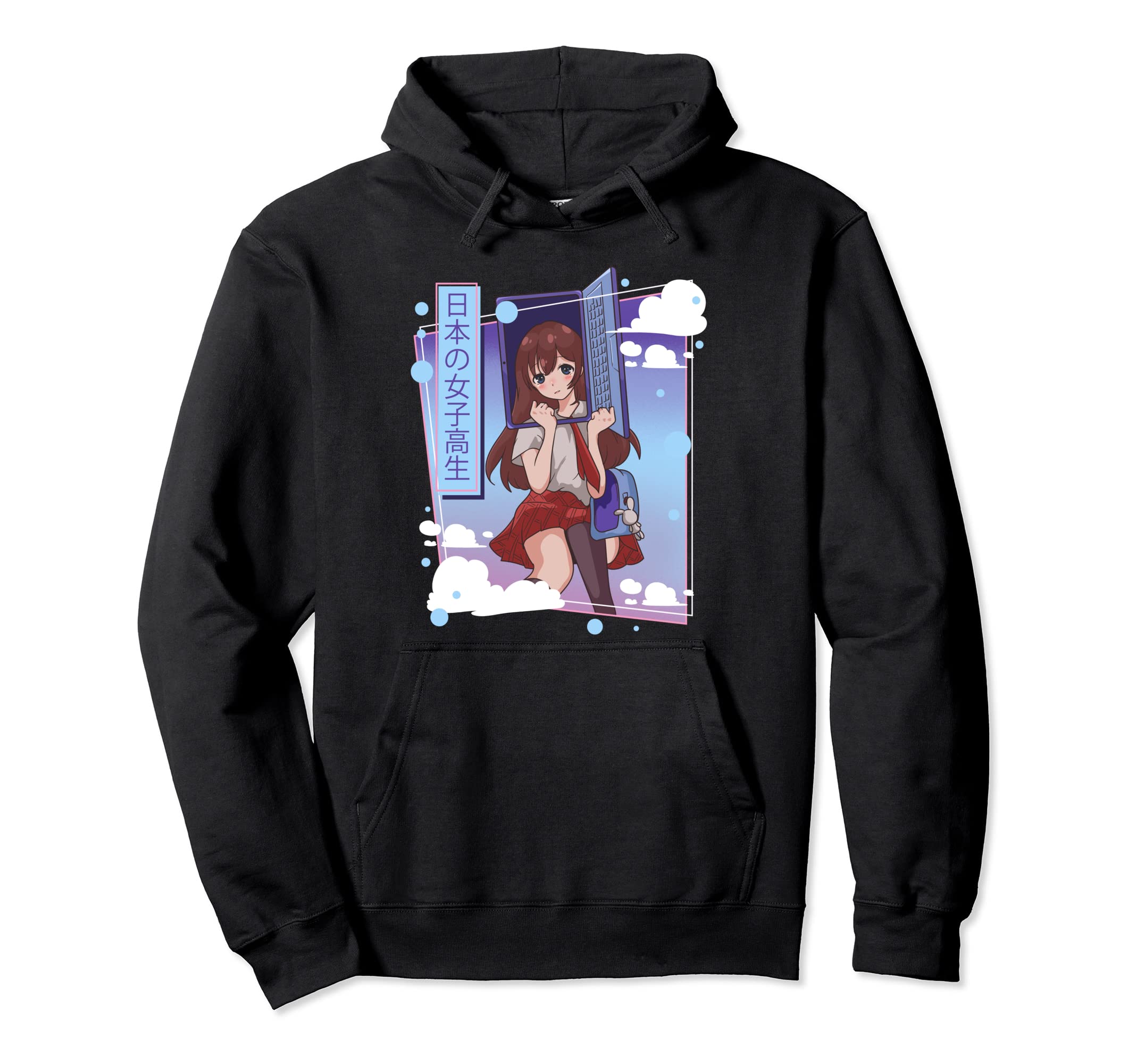 Object Head Cosplay Computer Kawaii Hoodie - Aesthetic Graphic Men Women - T-Shirt, Sweatshirt, Hoodie