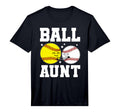Mens Ball Aunt Softball Baseball T-Shirt - Casual Everyday Wear for Adults - T-Shirt, Sweatshirt, Hoodie