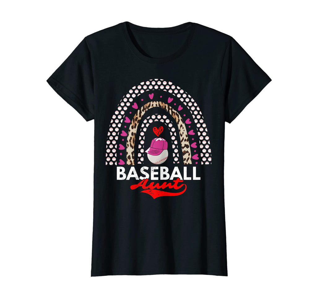 Womens Baseball Aunt Funny Baseball T-Shirt - Graphic Print for Adults - T-Shirt, Sweatshirt, Hoodie