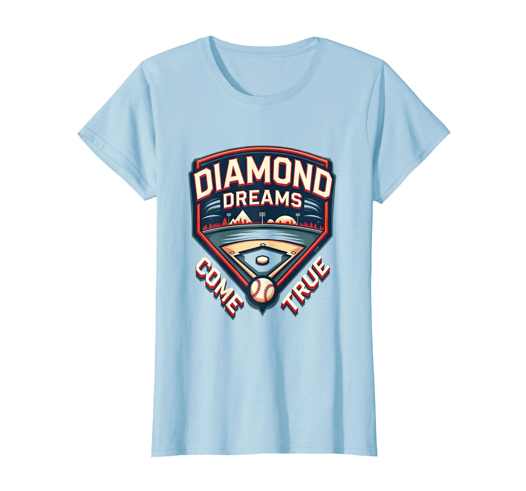 Diamond Dreams Come True Mom Baseball T-Shirt - Aesthetic Graphic Men Women - T-Shirt, Sweatshirt, Hoodie