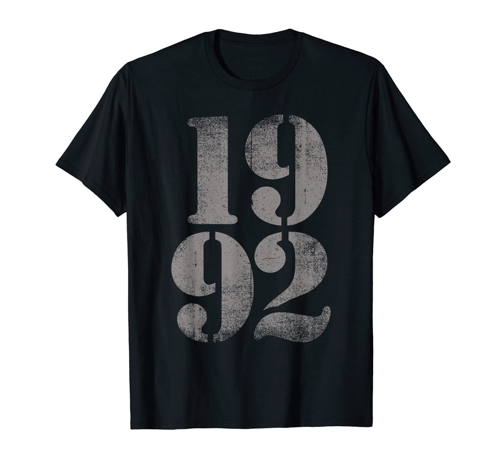 1992 Birth Year Distressed Birthday T-Shirt - Graphic Print for Adults - T-Shirt, Sweatshirt, Hoodie