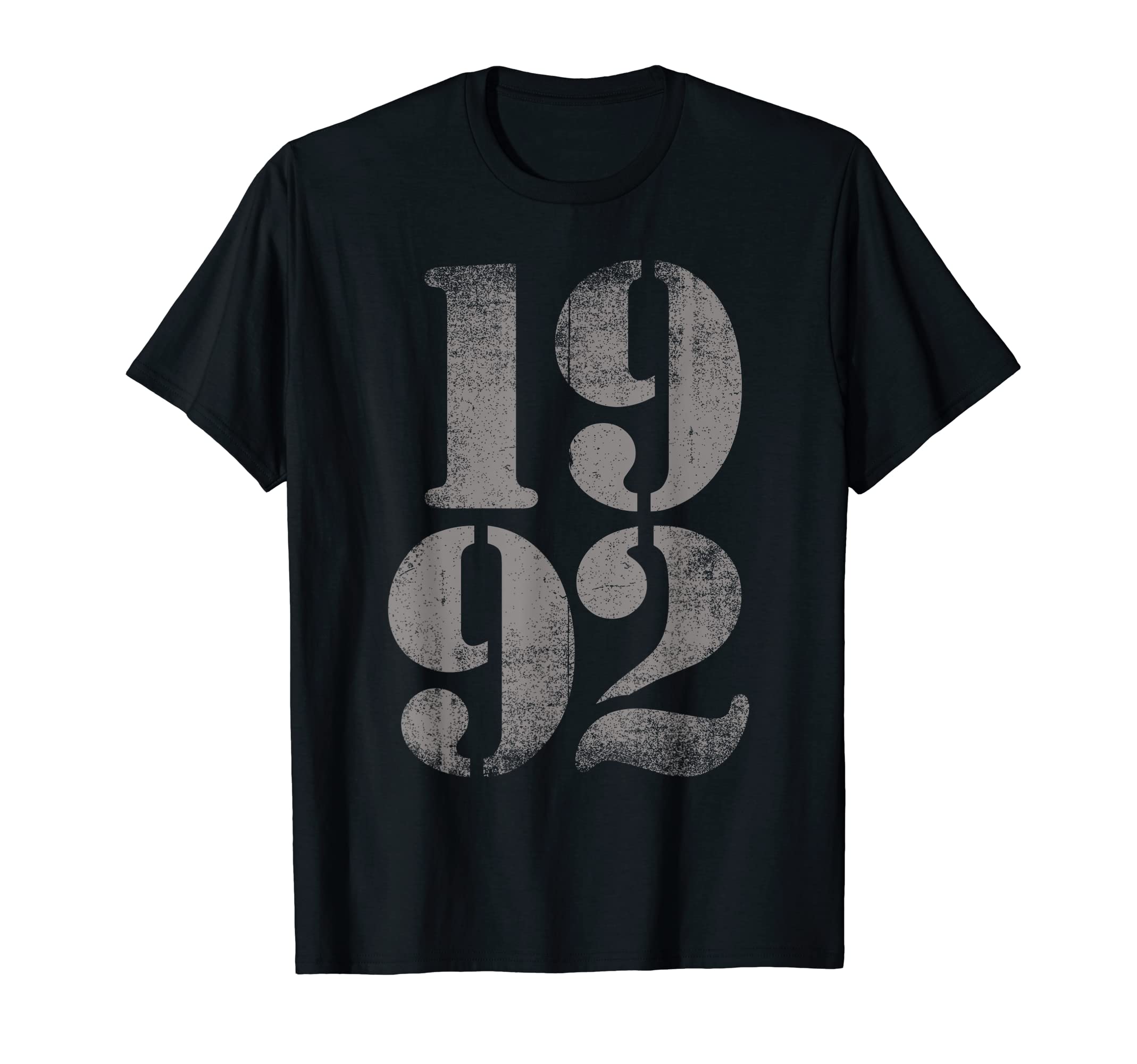 1992 Birth Year Distressed Birthday T-Shirt - Graphic Print for Adults - T-Shirt, Sweatshirt, Hoodie