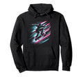 Skater Skateboard Vaporwave Vivid 80S 90S Hoodie - Custom Art Print Unisex - T-Shirt, Sweatshirt, Hoodie