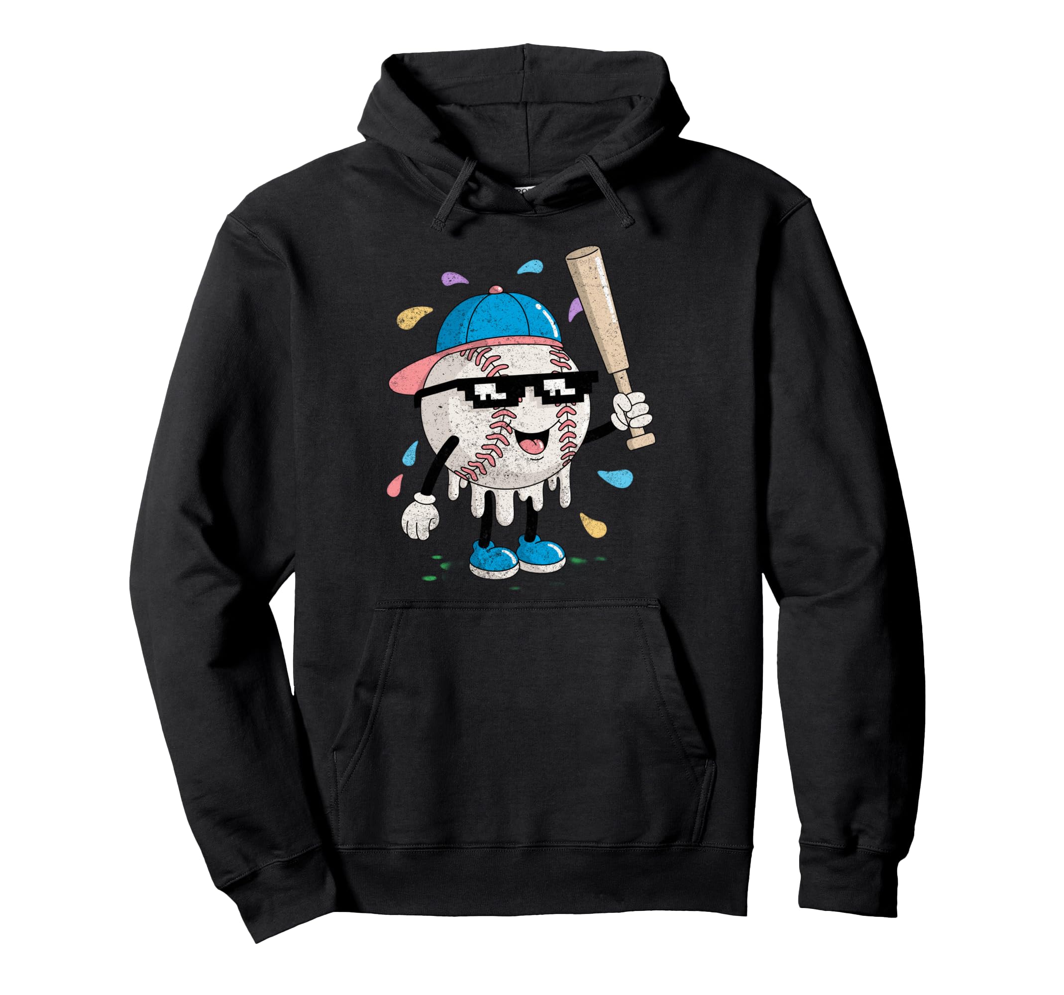 Baseball Drip Gamer Gifts T-Shirt - Trendy Graphic Men Women - T-Shirt, Sweatshirt, Hoodie