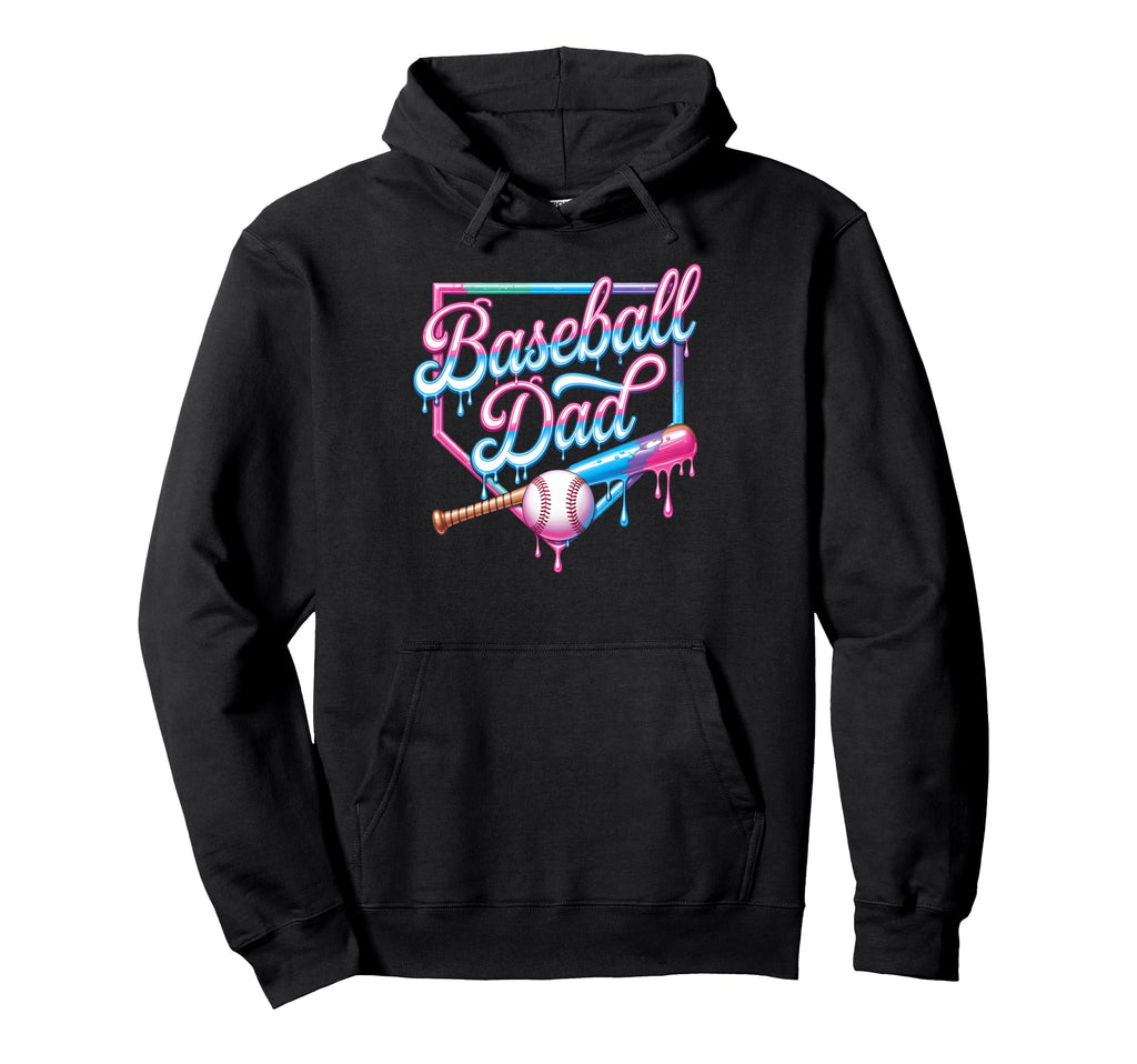 Funny Dada Dad Fathers Day Baseball Ice Hoodie - Trendy Graphic for Adults - T-Shirt, Sweatshirt, Hoodie
