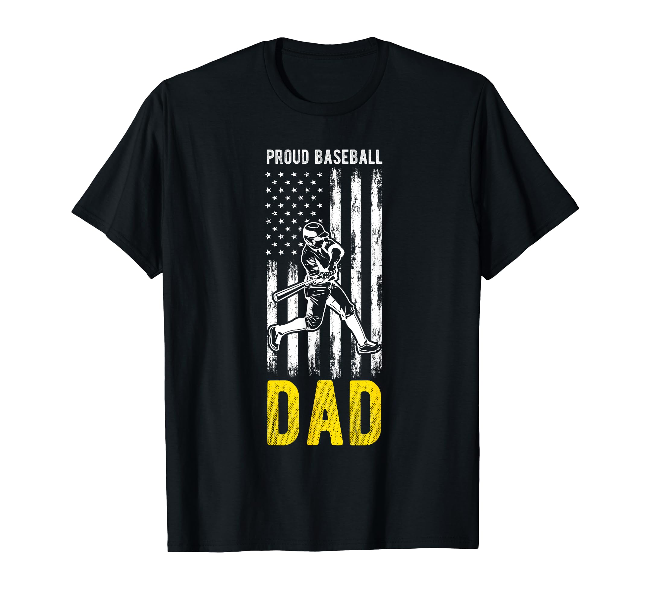 Proud Baseball Dad Family Team T-Shirt - Fun Novelty Design Men Women - T-Shirt, Sweatshirt, Hoodie
