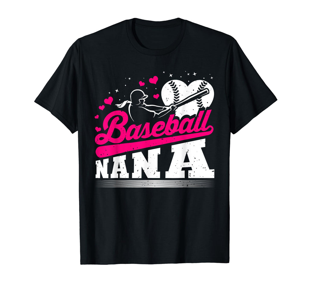 Baseball Nana Baseball Player Grandma T-Shirt - Trendy Graphic for Adults - T-Shirt, Sweatshirt, Hoodie