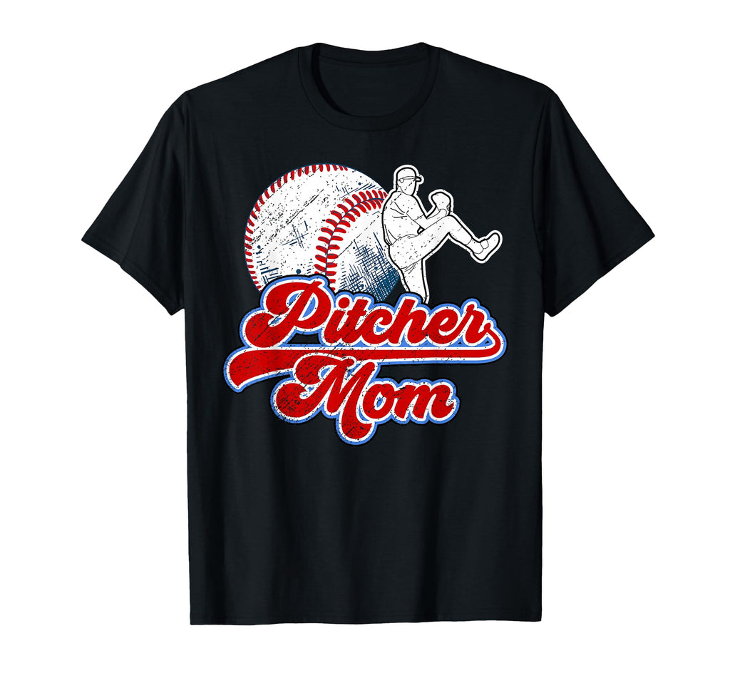 Baseball Pitcher Mom Baseball Pitcher T-Shirt - Unique Graphic Men Women - T-Shirt, Sweatshirt, Hoodie