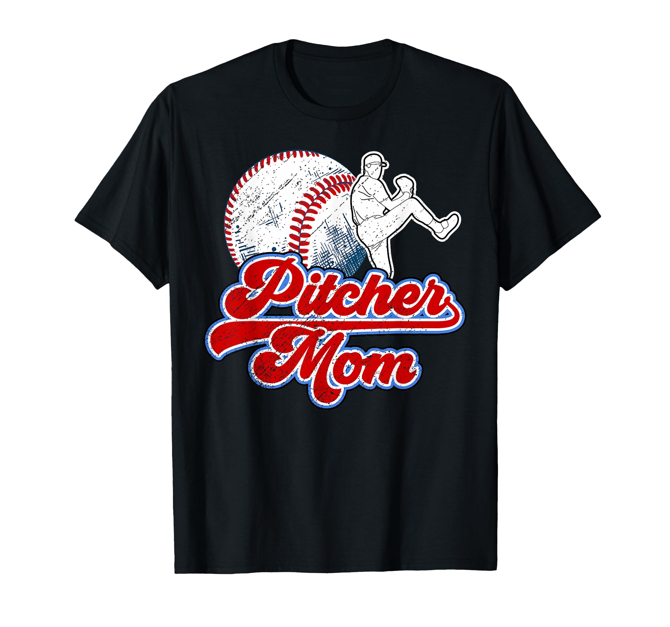 Baseball Pitcher Mom Baseball Pitcher T-Shirt - Unique Graphic Men Women - T-Shirt, Sweatshirt, Hoodie