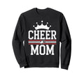 Cheer Mom Mother Bow Cheerleader Sweatshirt - Casual Everyday Wear Unisex - T-Shirt, Sweatshirt, Hoodie