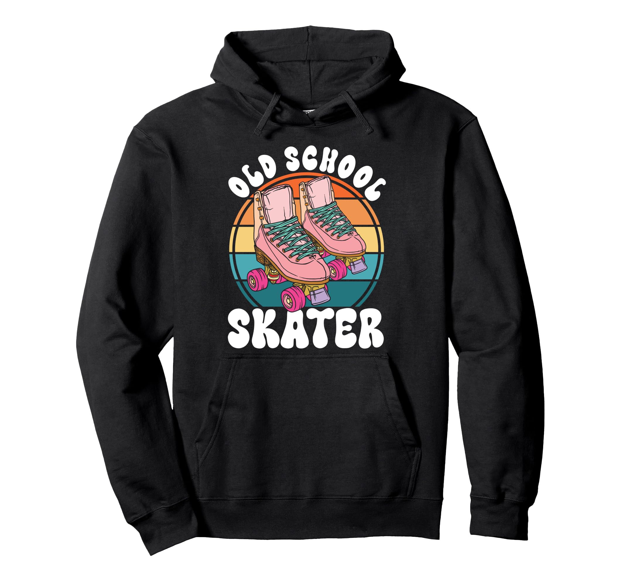 Roller Skating Skate 1970S Old Hoodie - Novelty Apparel Men Women - T-Shirt, Sweatshirt, Hoodie