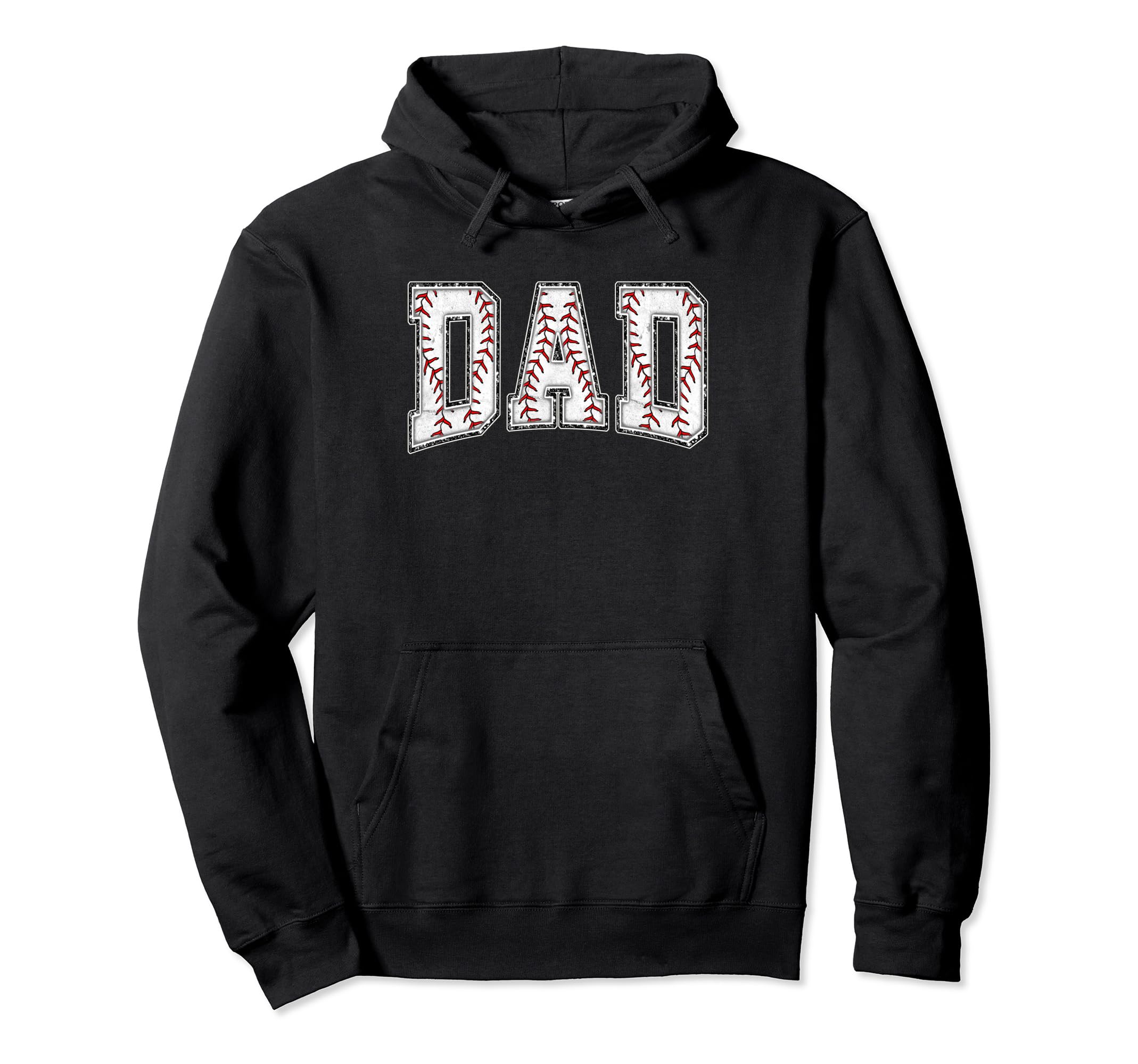 Baseball Dad Baseball Daddy Funny Fathers Hoodie - Streetwear Style Unisex - T-Shirt, Sweatshirt, Hoodie