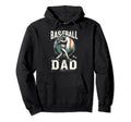 Baseball Dad Fathers Day Hoodie - Trendy Graphic Unisex - T-Shirt, Sweatshirt, Hoodie