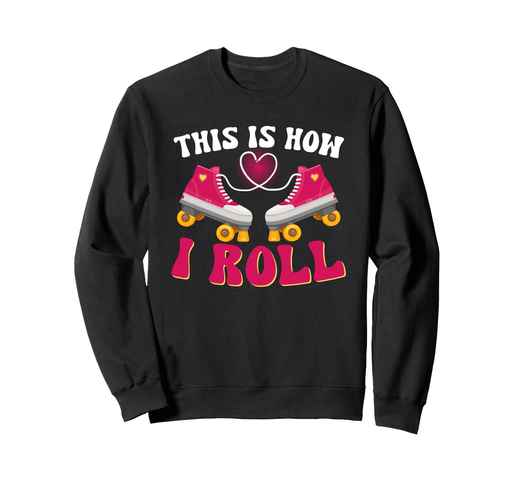 Roller Skating Skate 1970S Sweatshirt - Casual Everyday Wear Unisex - T-Shirt, Sweatshirt, Hoodie