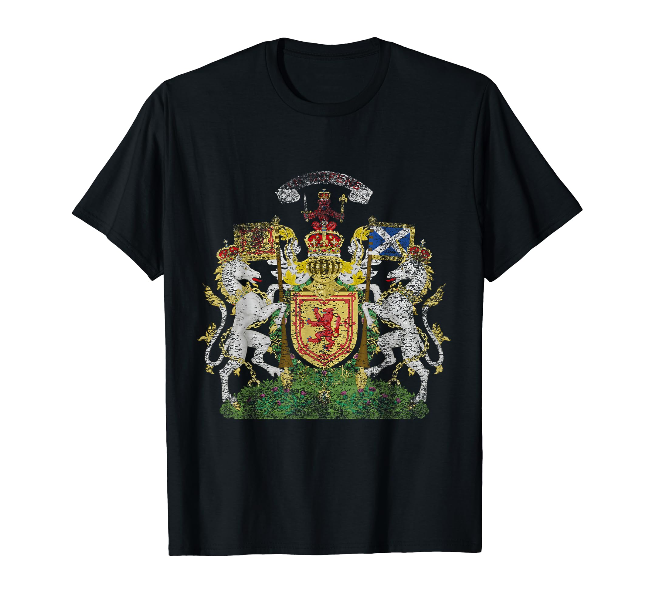 Scottish Coat Arms Scotland Symbol T-Shirt - Trendy Graphic for Adults - T-Shirt, Sweatshirt, Hoodie