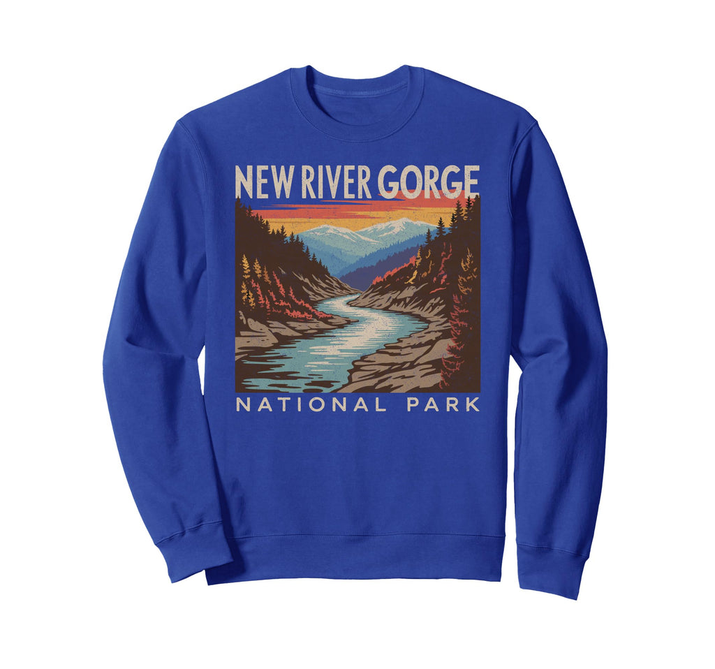 New River Gorge National Park Sweatshirt - Fun Novelty Design for Adults - T-Shirt, Sweatshirt, Hoodie