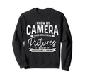 Funny Photographer Camera Sweatshirt - Casual Everyday Wear for Adults - T-Shirt, Sweatshirt, Hoodie
