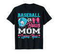 Baseball Or Bows Mom Loves You Gender T-Shirt - Novelty Apparel Men Women - T-Shirt, Sweatshirt, Hoodie