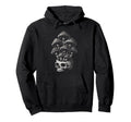 Mushroom Skull Grunge Alt Goth Skeleton Hoodie - Unique Graphic for Adults - T-Shirt, Sweatshirt, Hoodie