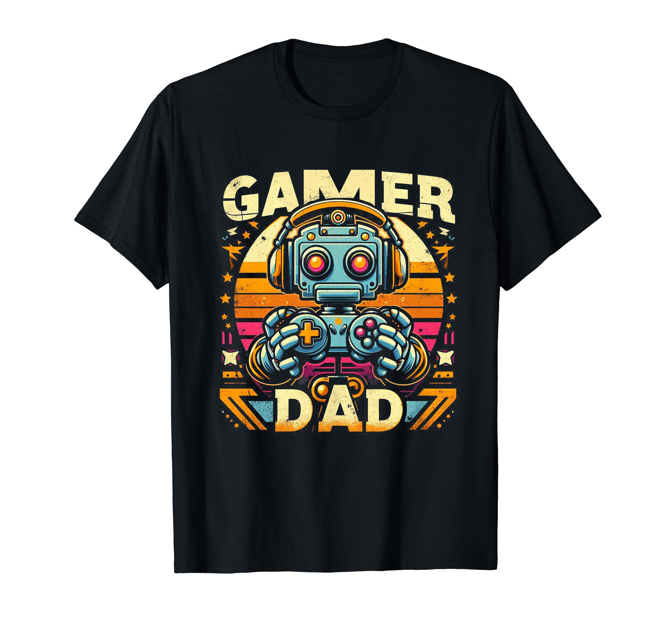 Gamer Dad Game Controller Gaming T-Shirt - Aesthetic Graphic Men Women - T-Shirt, Sweatshirt, Hoodie