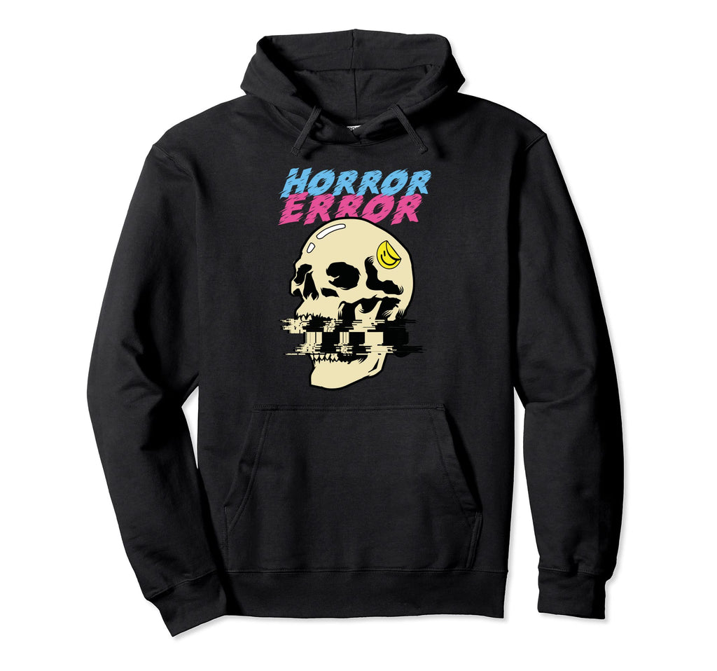 Vaporwave Aesthetic 80S Glitch Horror Hoodie - Fun Novelty Design Unisex - T-Shirt, Sweatshirt, Hoodie