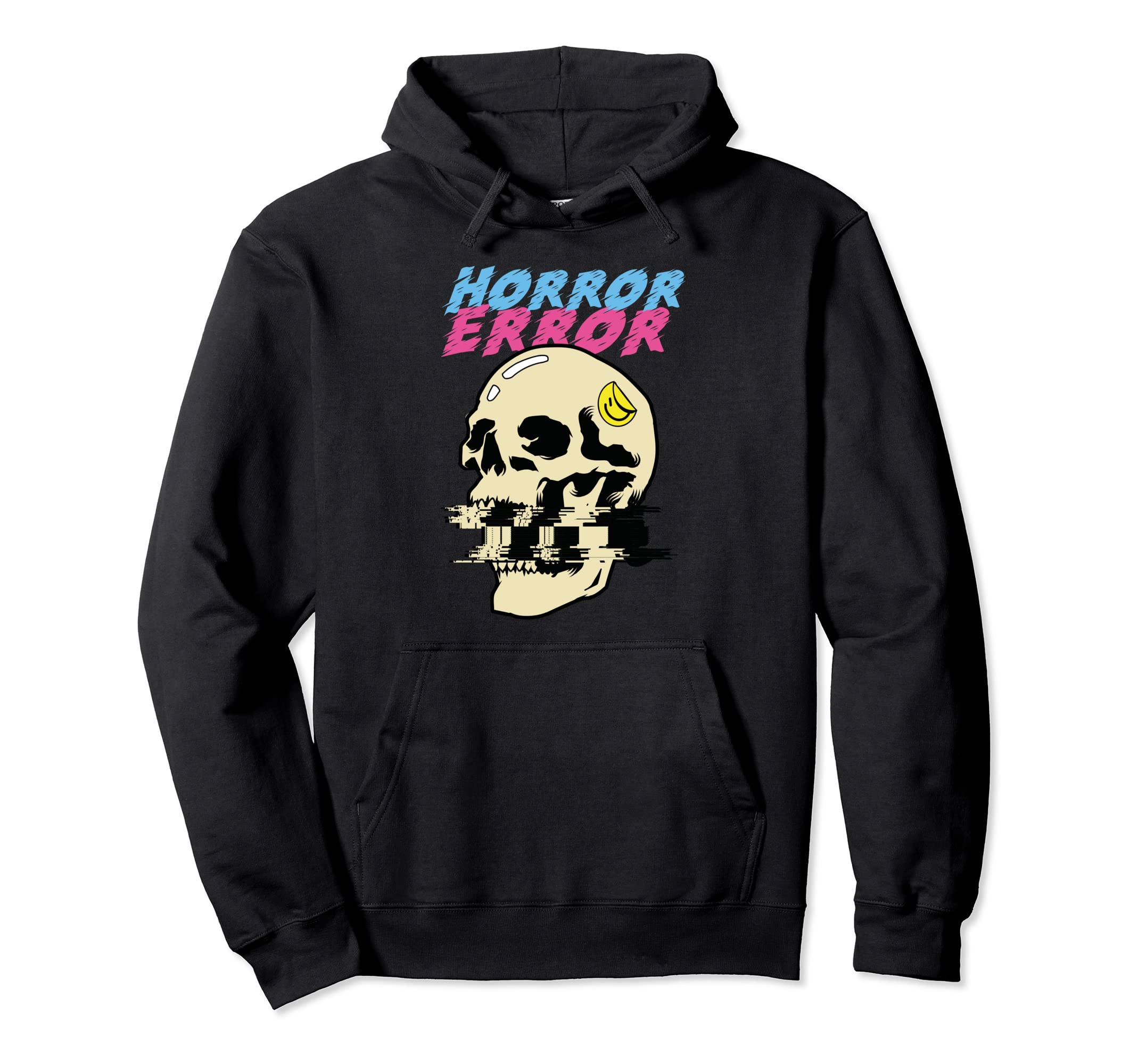 Vaporwave Aesthetic 80S Glitch Horror Hoodie - Fun Novelty Design Unisex - T-Shirt, Sweatshirt, Hoodie