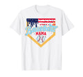 Mama Baseball Ice Cream Drip Mom T-Shirt - Trendy Graphic Men Women - T-Shirt, Sweatshirt, Hoodie