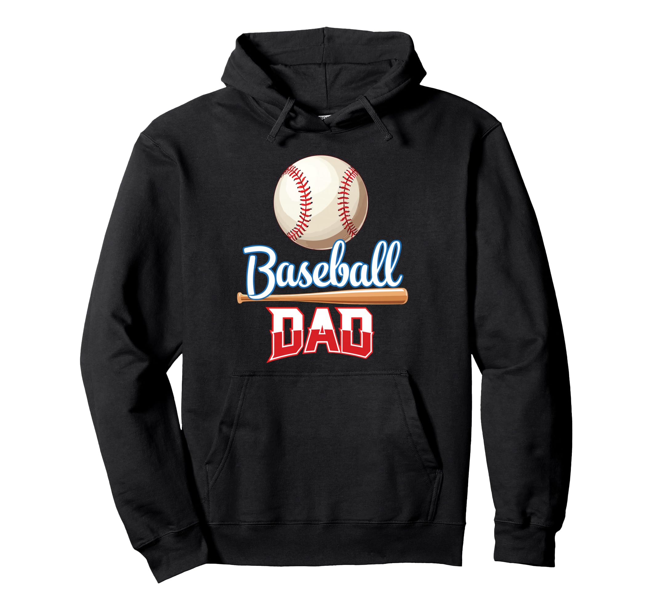 Baseball Dad Funny Fathers Day Sports Hoodie - Novelty Apparel Unisex - T-Shirt, Sweatshirt, Hoodie
