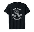 Mason Lacrosse Distressed Lax T-Shirt - Fun Novelty Design Unisex - T-Shirt, Sweatshirt, Hoodie