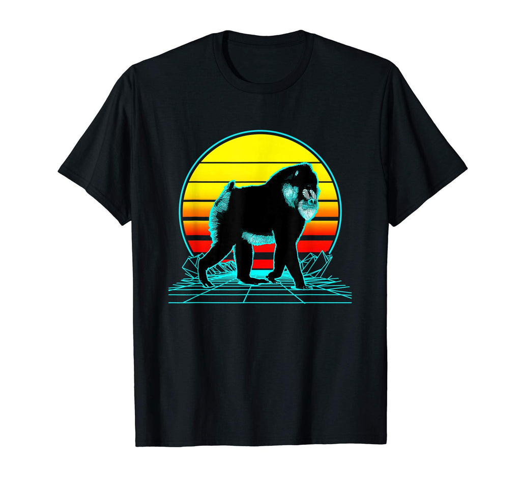 Sunset Baboon T-Shirt - Casual Everyday Wear for Adults - T-Shirt, Sweatshirt, Hoodie