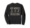 Sock Monkey Revolution Sweatshirt - Casual Everyday Wear Men Women - T-Shirt, Sweatshirt, Hoodie