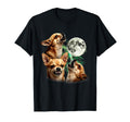 90S Chihuahua Howling Moon Chihuahua Dog T-Shirt - Custom Art Print Unisex - T-Shirt, Sweatshirt, Hoodie