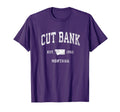 Cut Bank Montana Mt Athletic Sports T-Shirt - Custom Art Print for Adults - T-Shirt, Sweatshirt, Hoodie