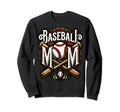 Home Run Baseball Mom Sweatshirt - Minimalist Print Unisex - T-Shirt, Sweatshirt, Hoodie