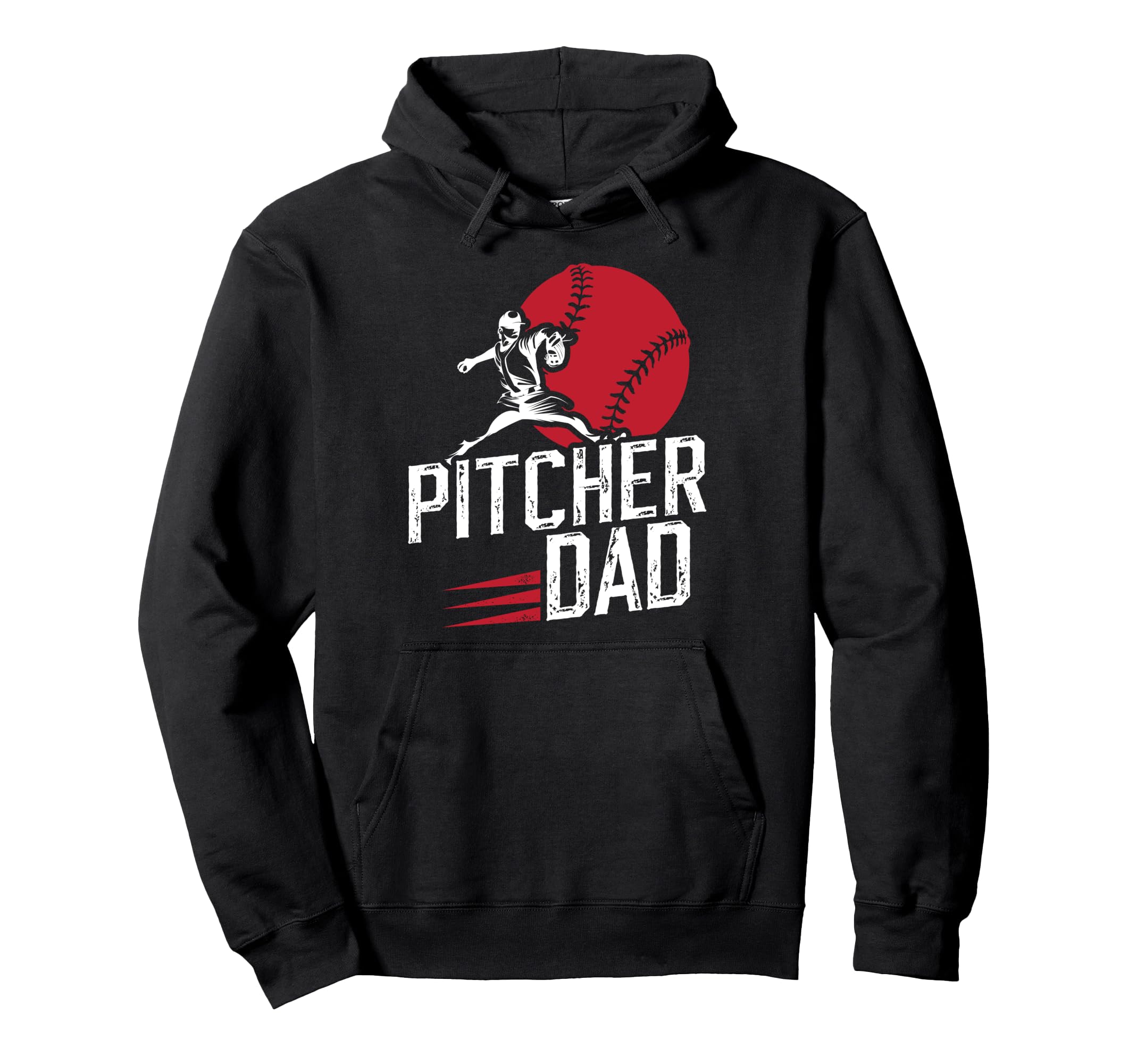 Baseball Pitcher Dad Baseball Pitcher Hoodie - Novelty Apparel Unisex - T-Shirt, Sweatshirt, Hoodie