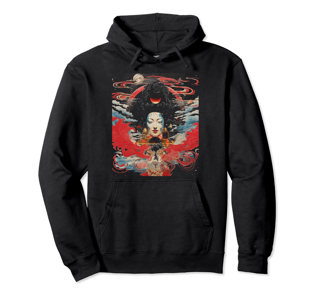 Japanese Y2K Aesthetic Surreal Hoodie - Fun Novelty Design for Adults - T-Shirt, Sweatshirt, Hoodie