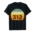Chicago Illinois 312 Area Code T-Shirt - Casual Everyday Wear Men Women - T-Shirt, Sweatshirt, Hoodie