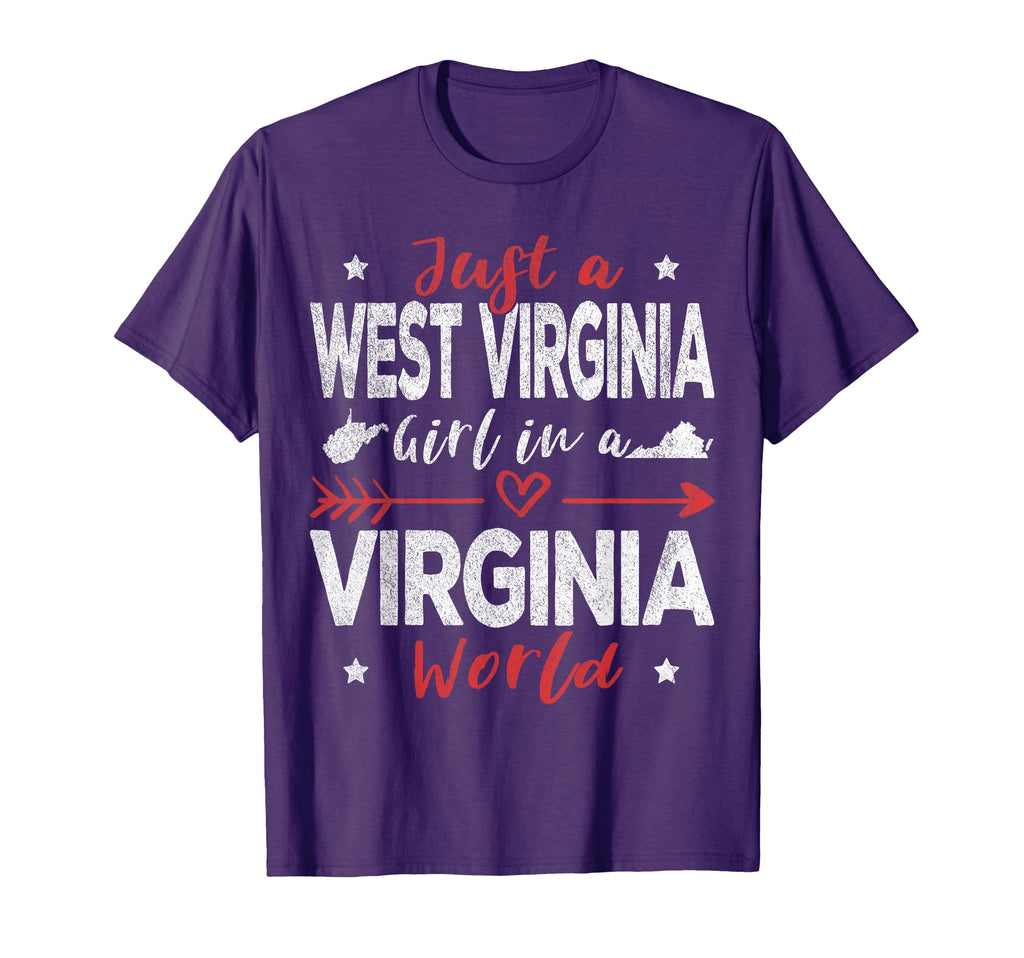 Just West Virginia Virginia World T-Shirt - Streetwear Style Men Women - T-Shirt, Sweatshirt, Hoodie