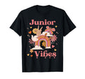 Junior Vibes School Groovy Boho Rainbow T-Shirt - Graphic Print Unisex - T-Shirt, Sweatshirt, Hoodie