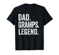 Dad Gramps Legend Distressed Bold Gramps T-Shirt - Minimalist Print Unisex - T-Shirt, Sweatshirt, Hoodie